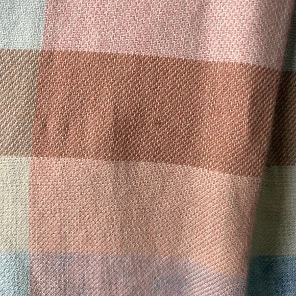 Isabella Sinclair Women's Pink Plaid Ruffle Long Sleeve Button Down Shirt XS - Picture 14 of 16